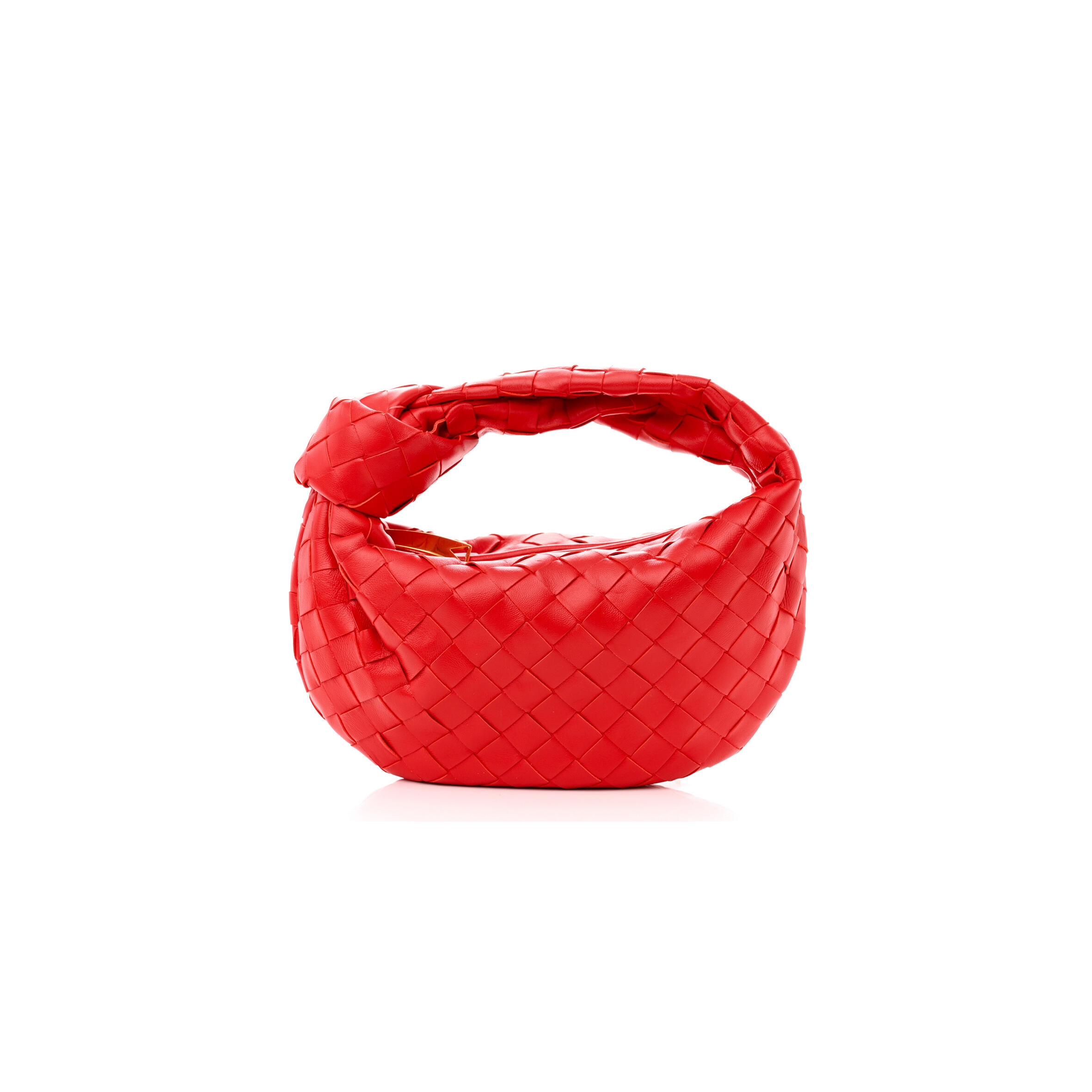 B0tt*ga Ven*ta NAPPA INTRECCIATO MINI JODIE REDSTONE (24*13*8cm) Master Quality