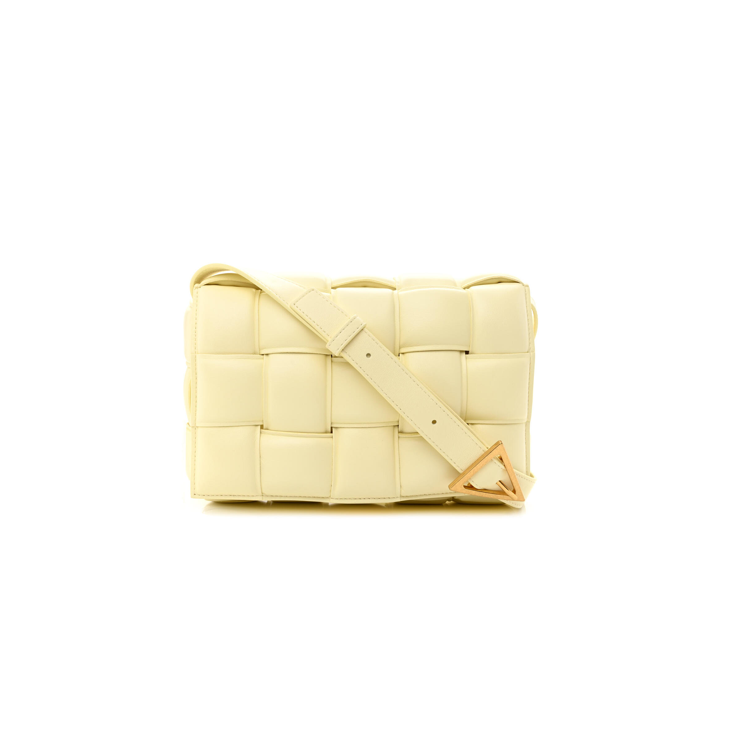 B0tt*ga Ven*ta NAPPA MAXI INTRECCIO PADDED CASSETTE CROSSBODY BAG ZEST (26*18*8cm) Master Quality