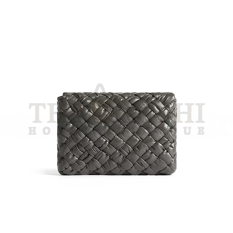 B0tt*ga Ven*ta SMALL RUMPLE MESSENGER 787113V4HO11470 (21*14*5cm) Master Quality