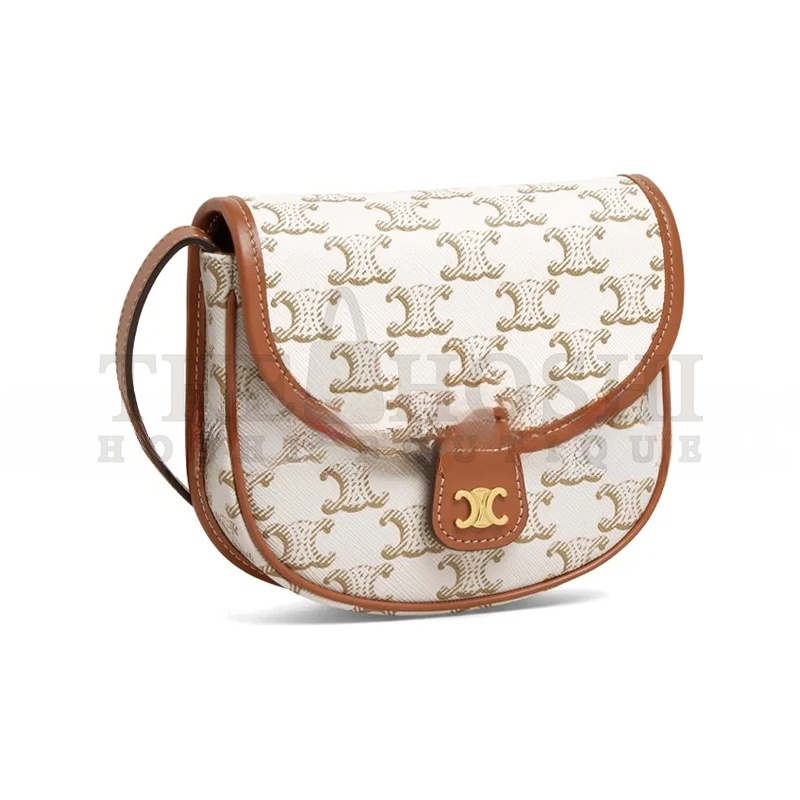 Ce1i*e MINI BESACE IN TRIOMPHE CANVAS AND CALFSKIN 196702BZJ.01BC (15*11*4cm) Master Quality