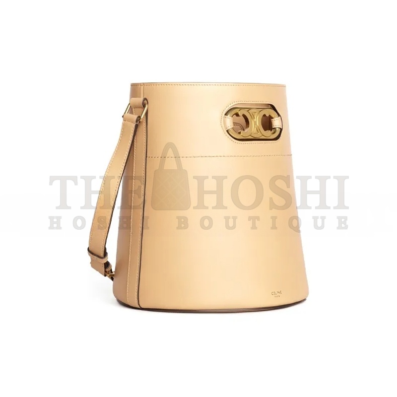 Ce1i*e BUCKET MAILLON TRIOMPHE IN COW LEATHER 193043CK7.03SD (29*25*22cm) Master Quality