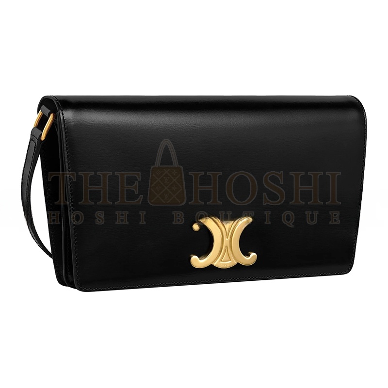 Ce1i*e SHOULDER BAG IN TRAPEZE TRIOMPHE SHINY CALFSKIN 199283BF4.38NO (26.2*14.5*2cm) Master Quality