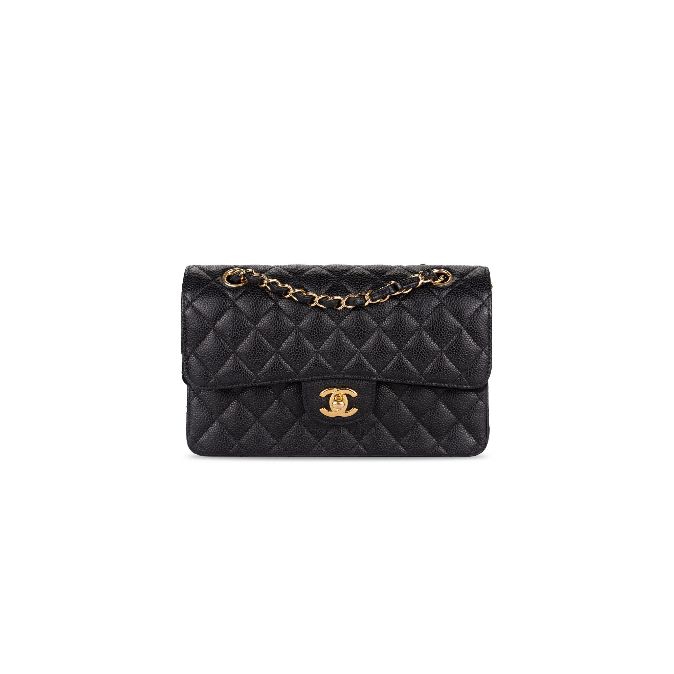 Ch**el CAVIAR QUILTED SMALL CLASSIC FLAP 1300249 (23*14*6cm) Master Quality