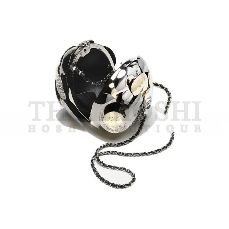 Ch**el SPHERE MINAUDIERE IN STRASS AS4509 (9*9*9cm) Master Quality