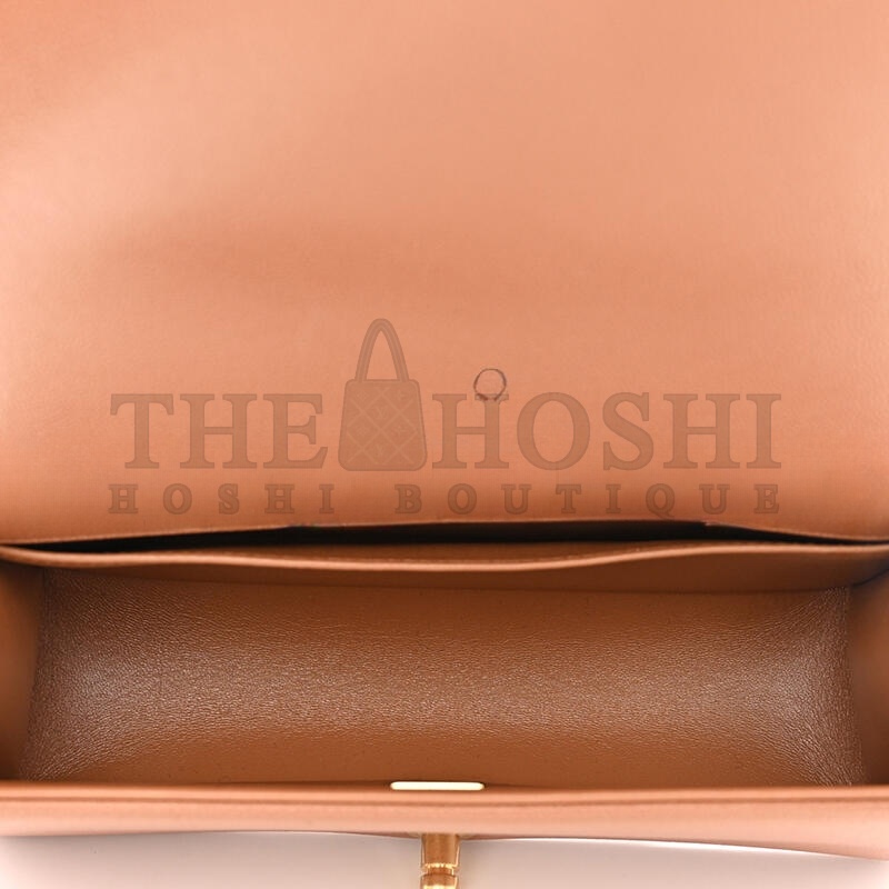 Ch**el CAVIAR CHEVRON MEDIUM QUILTED BOY FLAP BROWN A67086 (25*15*6cm) Master Quality