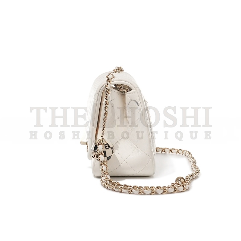 Ch**el FOOTBALL CRUSH MINI FLAP BAG 1420152 (17*13.5*7cm) Master Quality