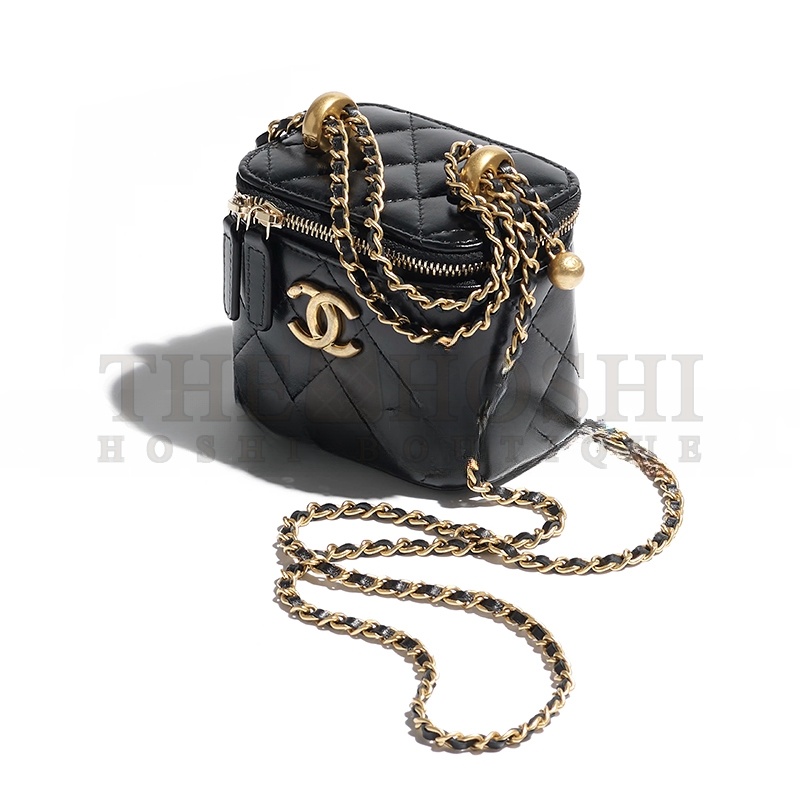 Ch**el SMALL VANITY WITH CHAIN SHINY CALFSKIN AP2292 (11*8.5*7cm) Master Quality