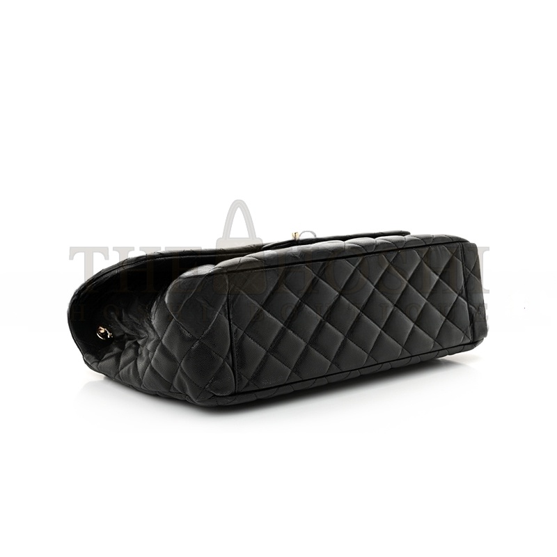 Ch**el CAVIAR QUILTED XXL TRAVEL FLAP BAG BLACK AS4661 (41*27*11cm) Master Quality