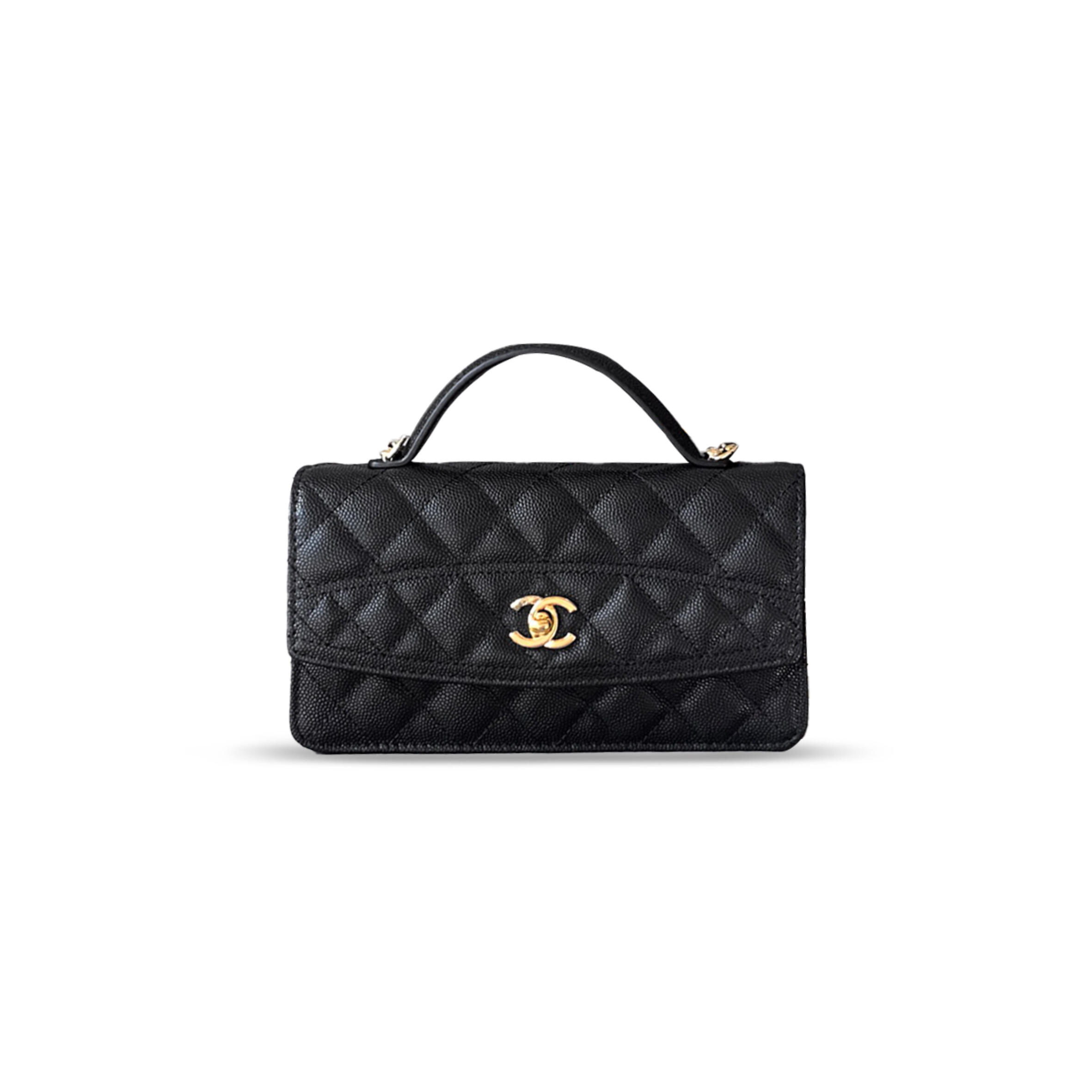 Ch**el 25C WALLET ON CHAIN AP4402 (18.5*11*6cm) Master Quality