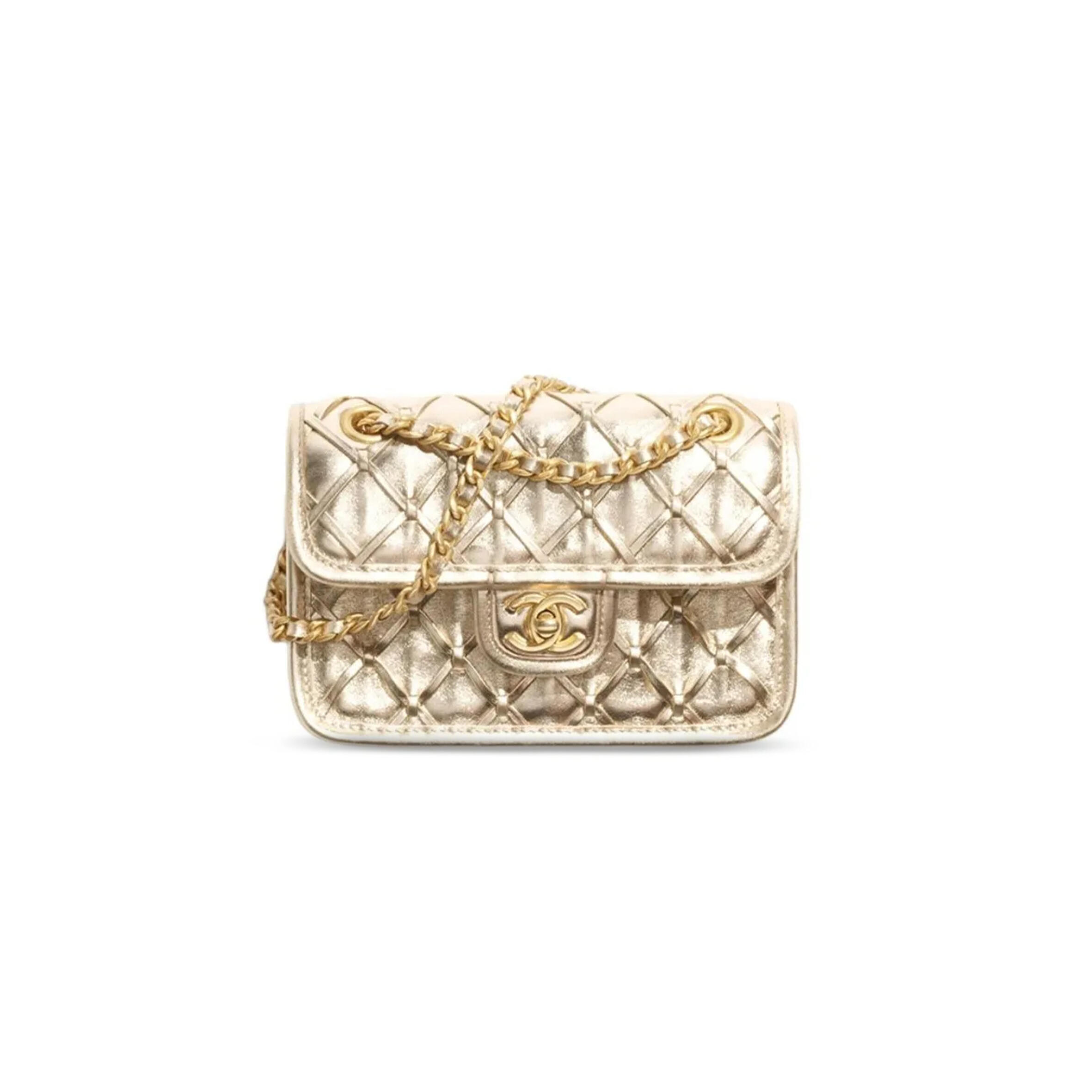 Ch**el MINI FLAP BAG AS4797 (19*13*5.5cm) Master Quality