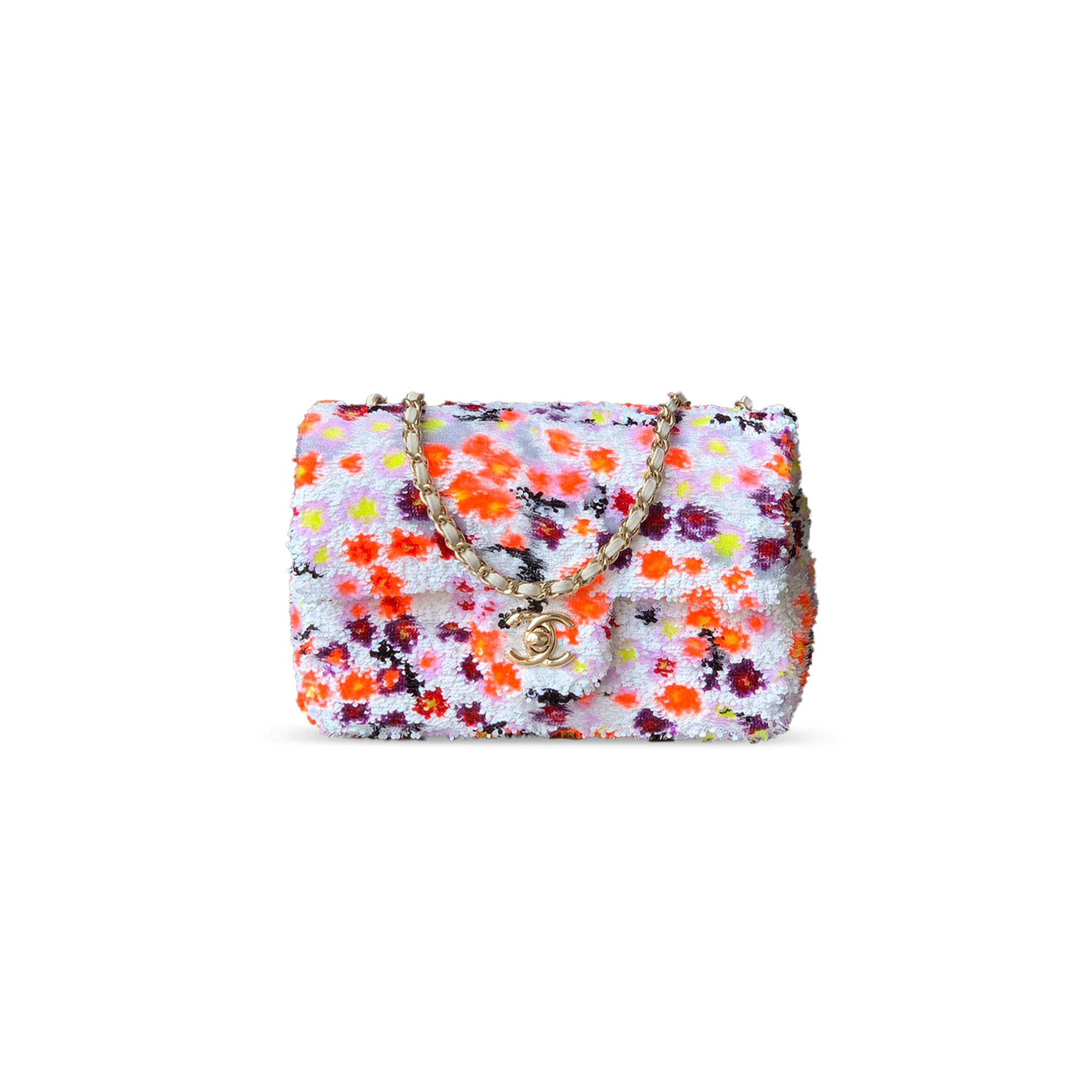 Ch**el RECTANGULAR MINI FLAP BAG 296362 (20*12*6cm) Master Quality