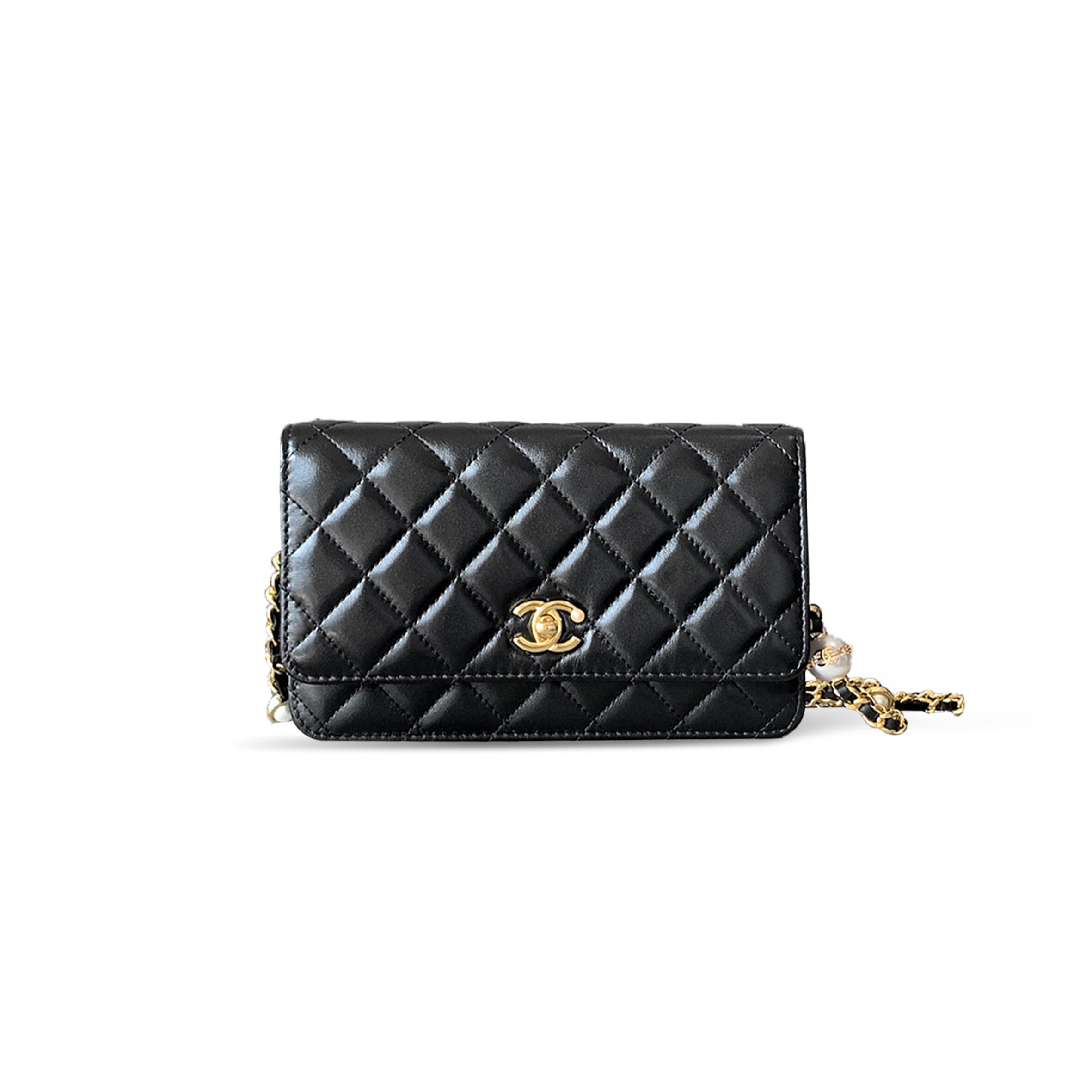 CHANE PEARL WALLET ON CHAIN 2475784 (19*13*4cm) Master Quality