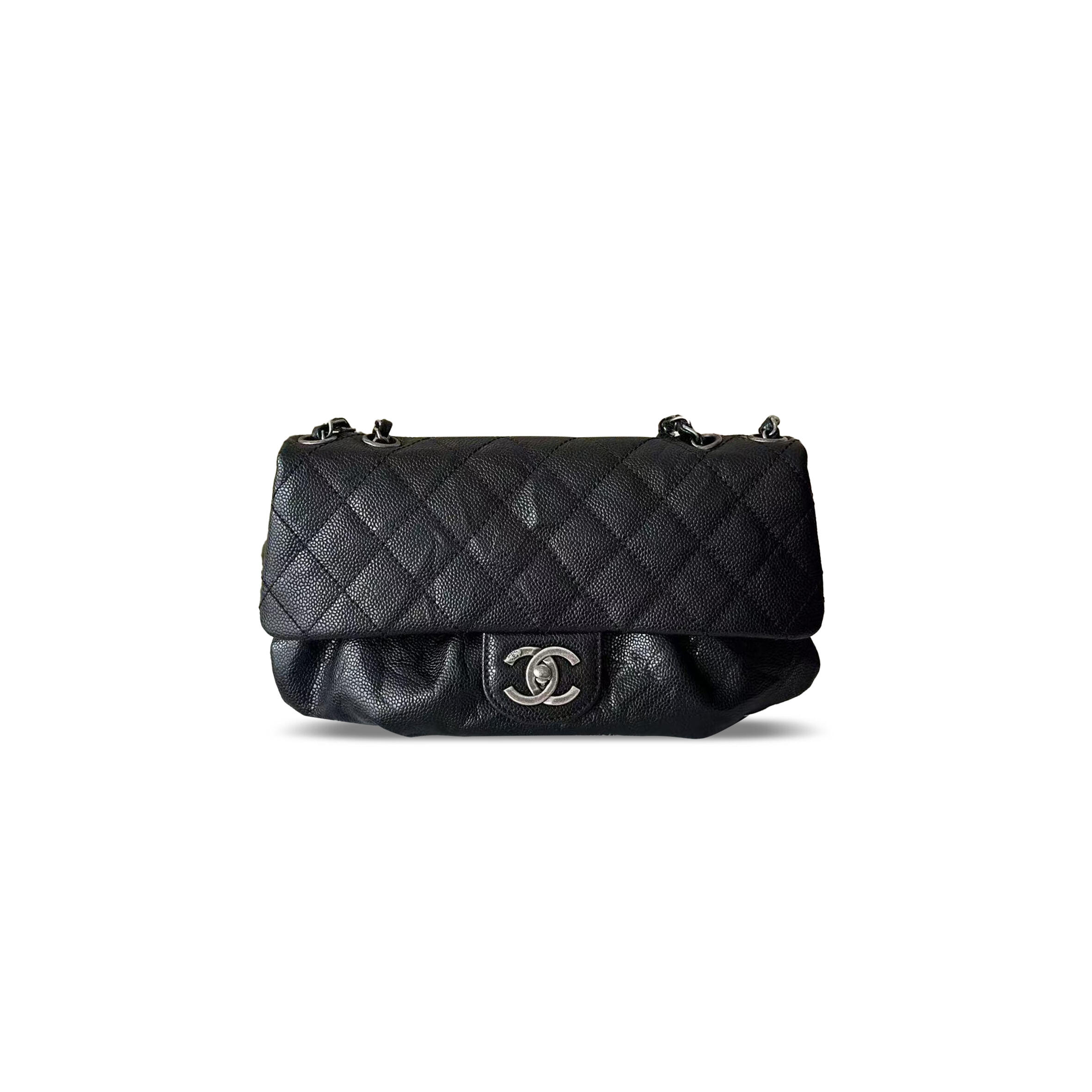Ch**el CLASSIC FLAP BAG QUILTED CAVIAR 325014 (30*18*4cm) Master Quality