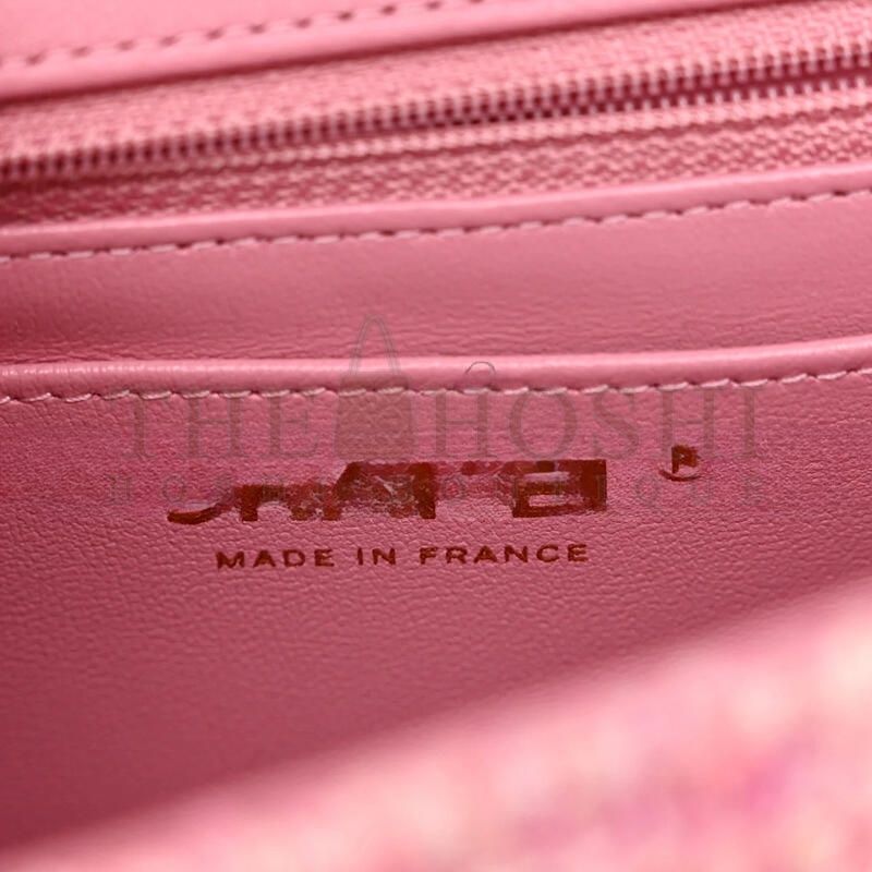 Ch**el MINI TWEED FLAP BAG 155672 (20*13*7cm) Master Quality