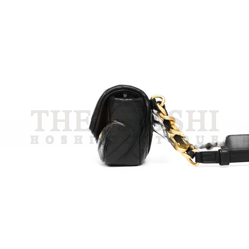 Ch**el 19 WAIST BAG GOATSKIN MIXED HARDWARE AS1163 (20*11*5.5cm) Master Quality