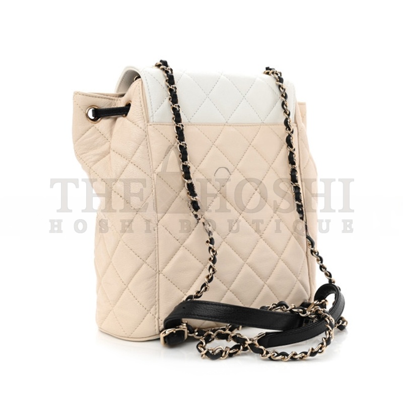 Ch**el GOATSKIN QUILTED SMALL BACKPACK 1192184 (23*22*11cm) Master Quality