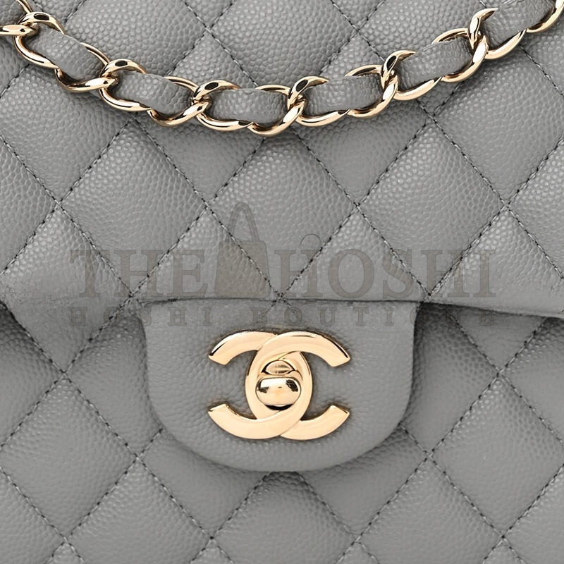 Ch**el CAVIAR QUILTED SMALL DOUBLE FLAP 1537381 (23*14.5*6cm) Master Quality