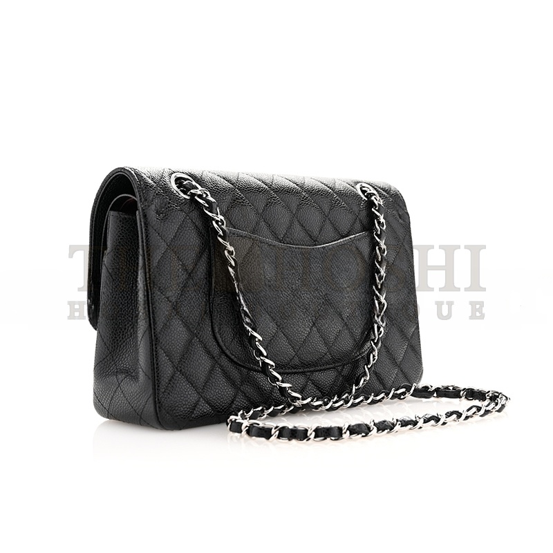 Ch**el CAVIAR QUILTED MEDIUM DOUBLE FLAP 1629635 (25*15*6cm) Master Quality