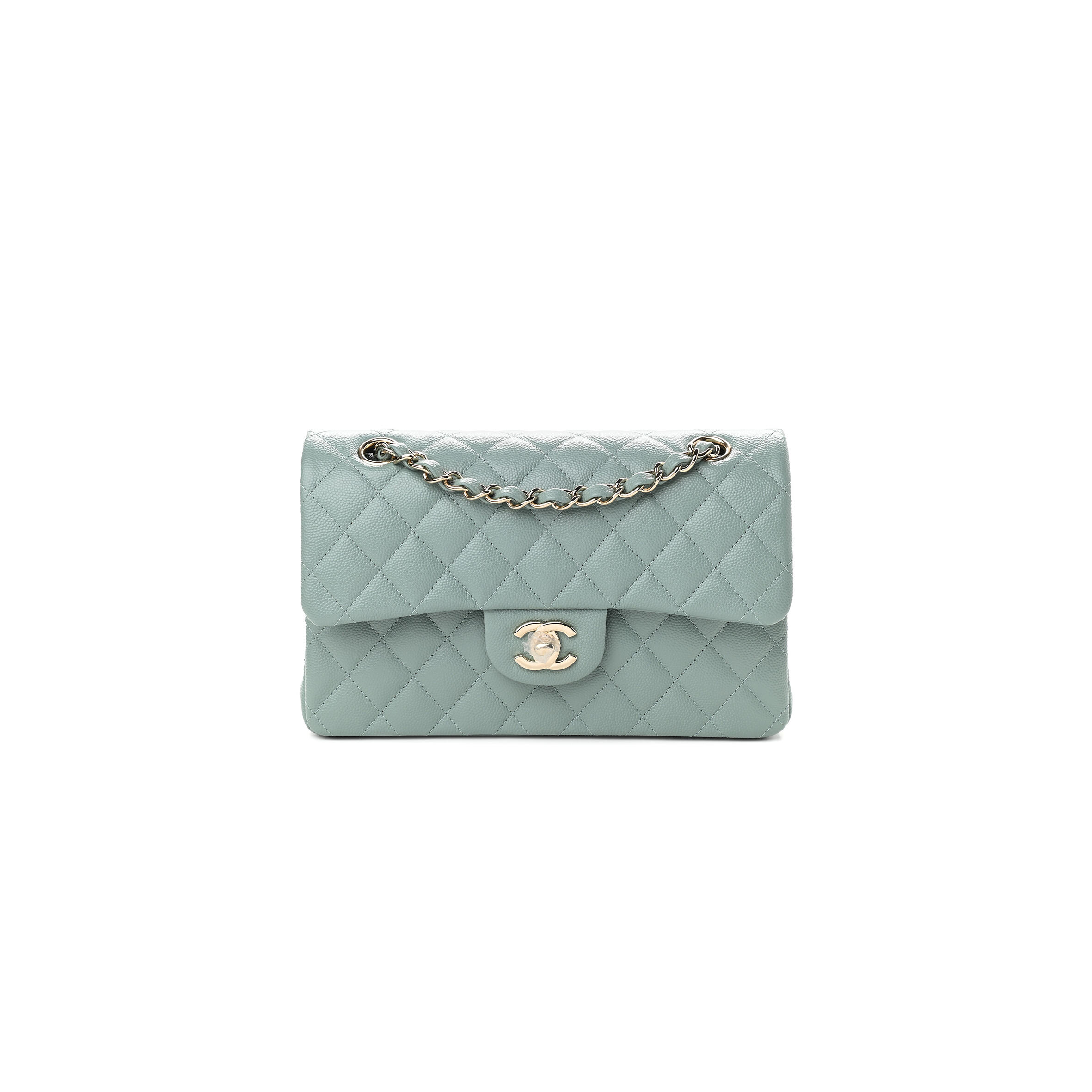 Ch**el CAVIAR QUILTED SMALL DOUBLE FLAP 924443 (23*14.5*6cm) Master Quality
