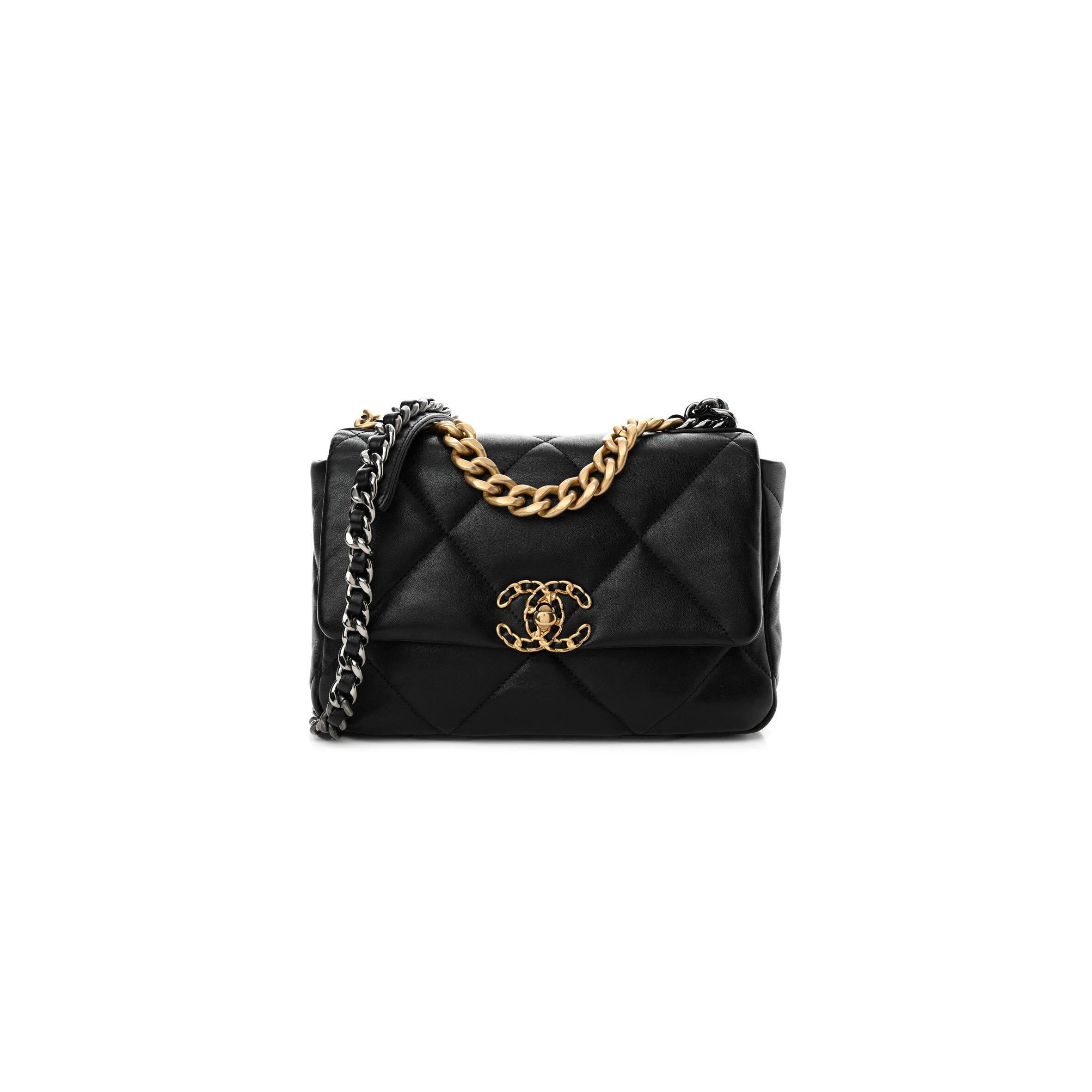 Ch**el MEDIUM 19 FLAP 1572245 (25*18*8cm) Master Quality