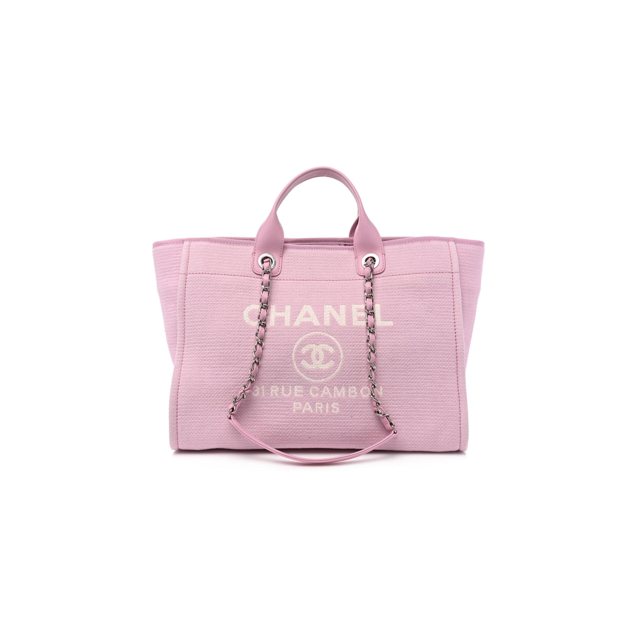 Ch**el MIXED FIBERS SMALL DEAUVILLE TOTE 1149317 (39*29*20cm) Master Quality