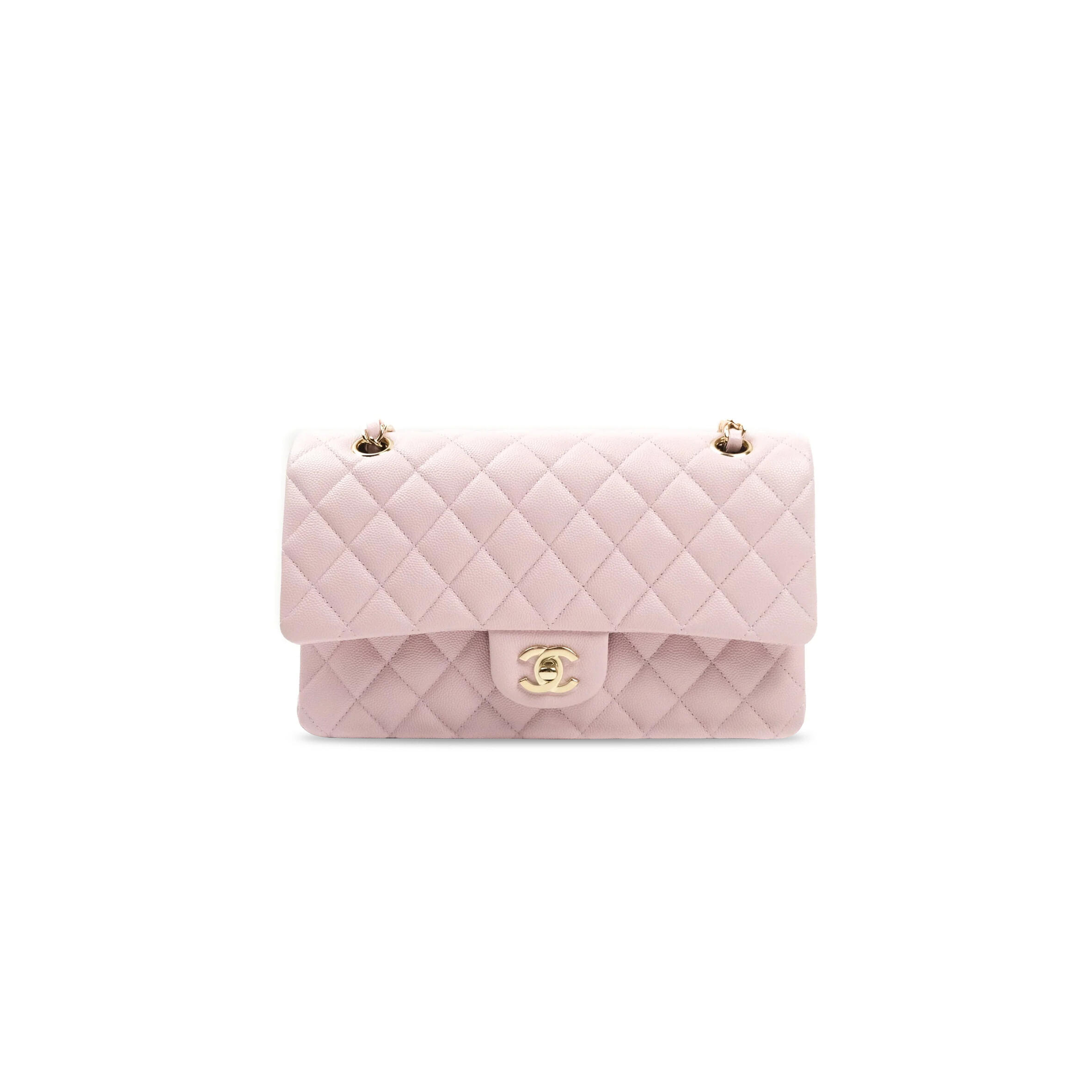 Ch**el CAVIAR QUILTED MEDIUM CLASSIC DOUBLE FLAP 1211045 (25*15*7cm) Master Quality