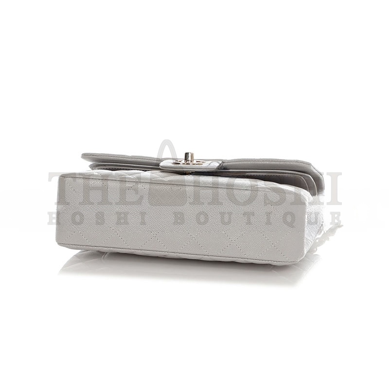 Ch**el CAVIAR QUILTED SMALL CLASSIC DOUBLE FLAP 1302411 (23*14*6cm) Master Quality