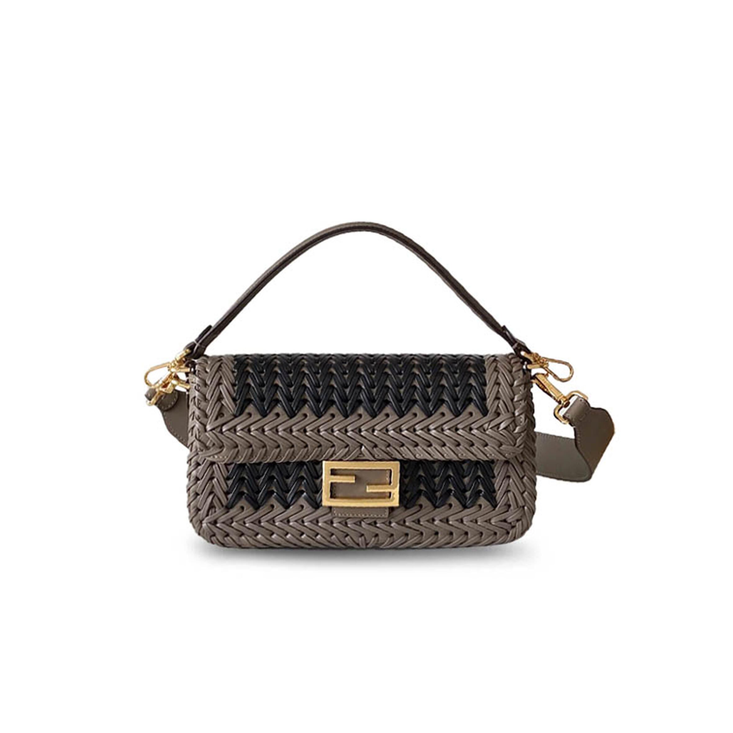 F**di NAPPA FF WOVEN BAGUETTE (27*15*6.5cm) Master Quality