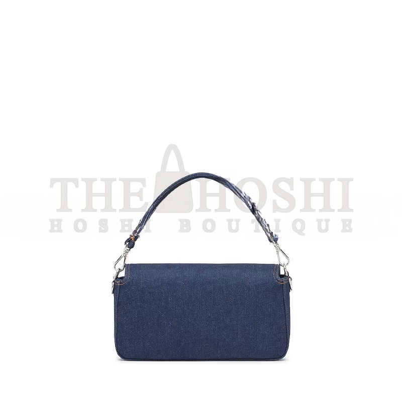 F**di BAGUETTE BLUE DENIM BAG 8BR600AL9WF0KR1 (27*15*6cm) Master Quality