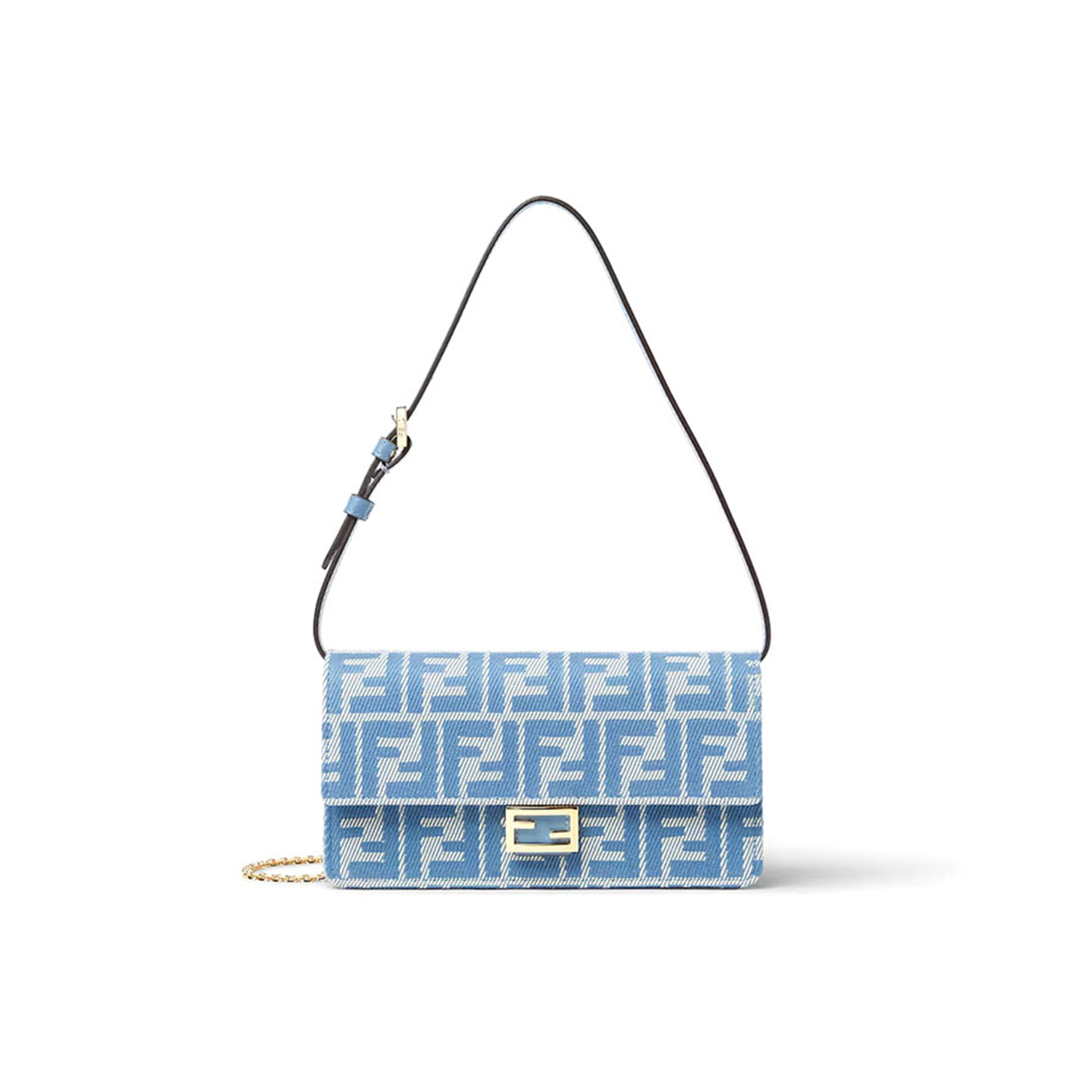 F**di WALLET ON CHAIN BAGUETTE 8M0498AUNJF1SKL (21*11.5*5cm) Master Quality