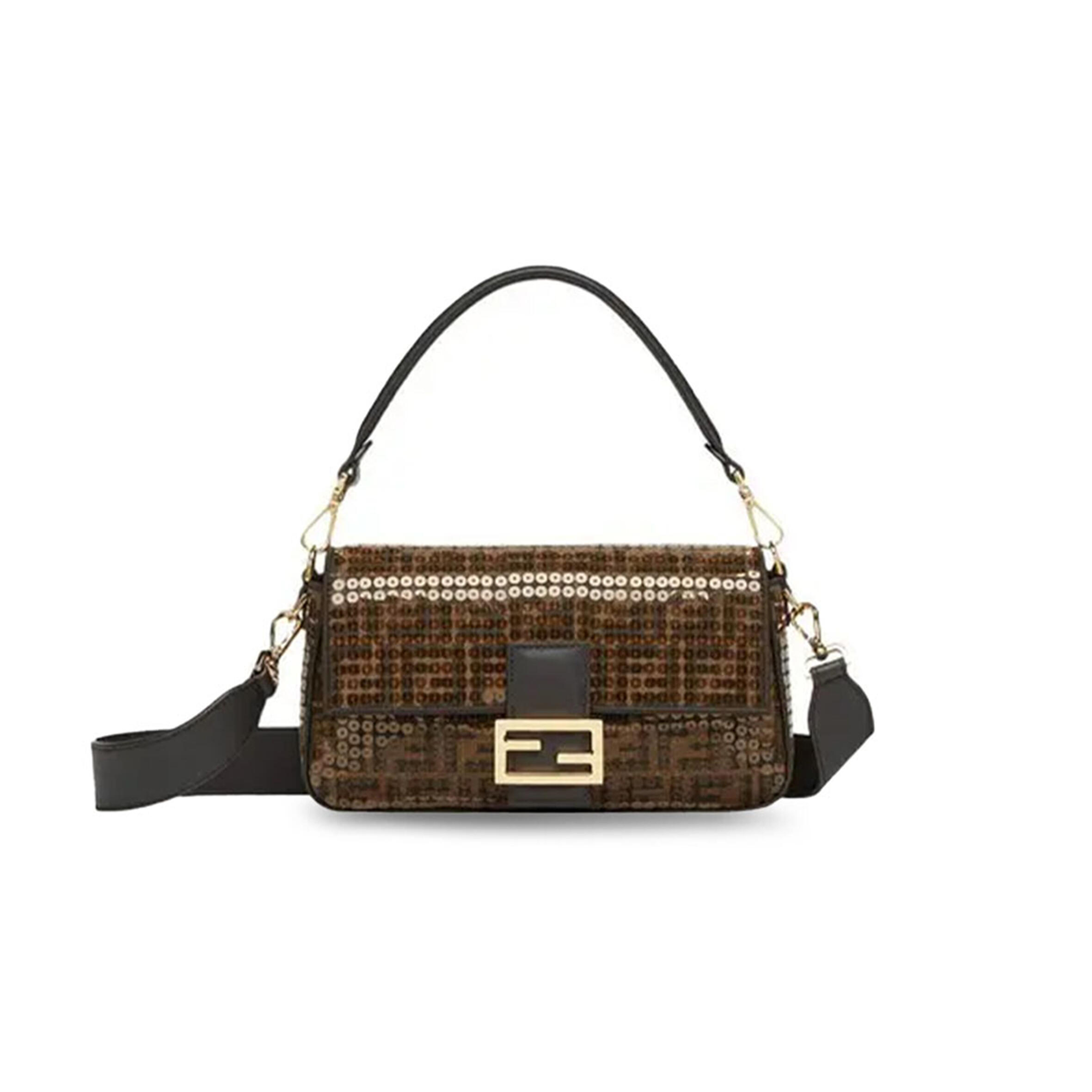 F**di BAGUETTE SEQUIN BAG (28*15*6cm) Master Quality