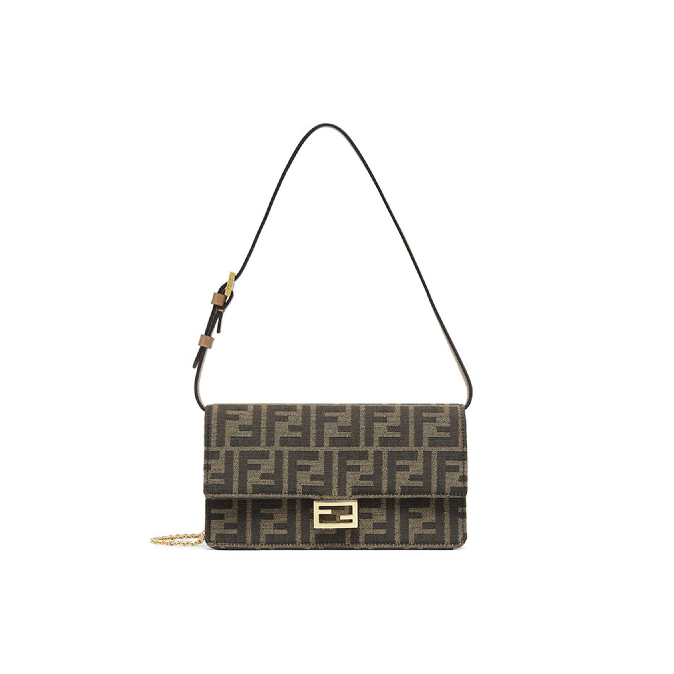 F**di WALLET ON CHAIN BAGUETTE 8M0498A98PF0A6E (21*11.5*5cm) Master Quality