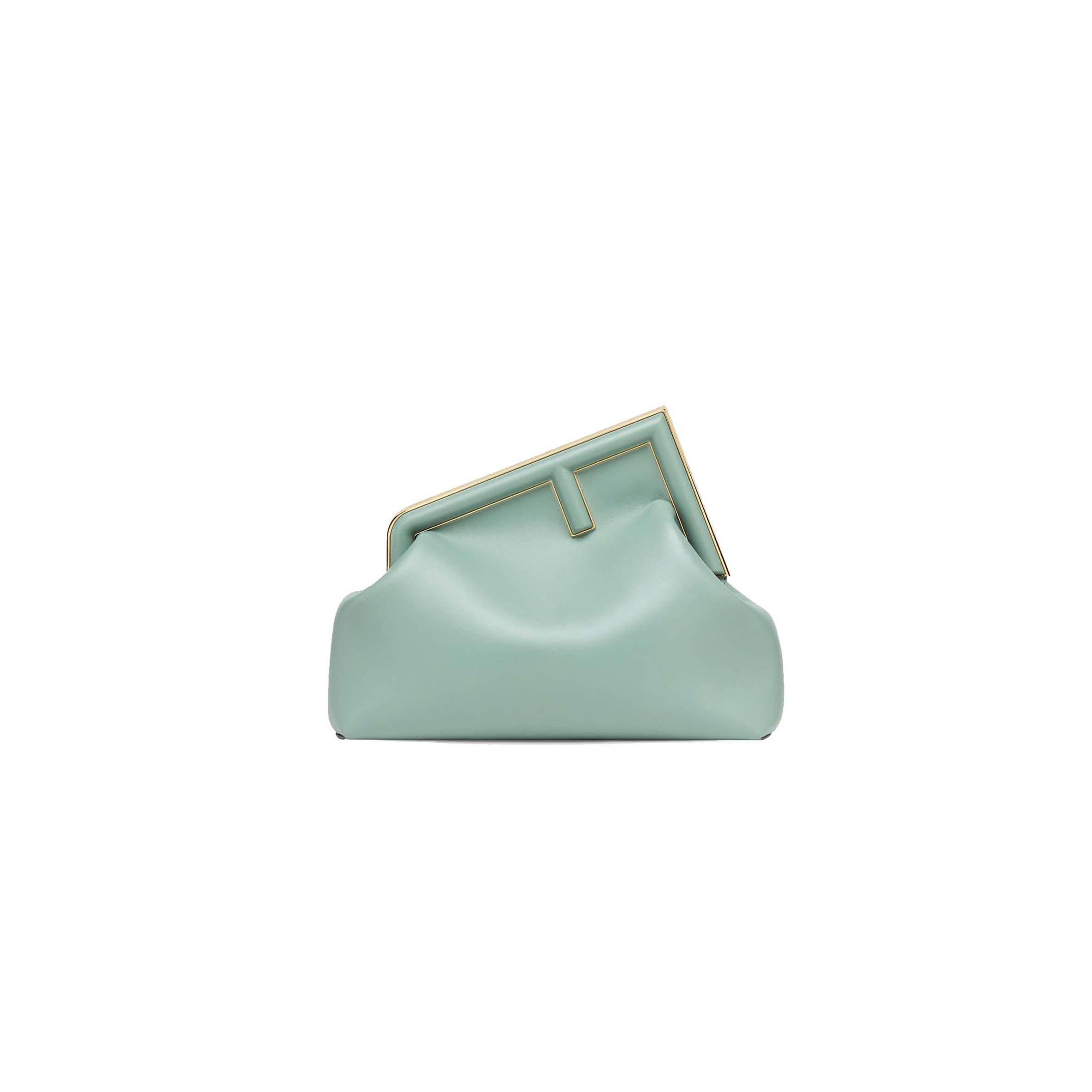 F**di FIRST MEDIUM - MINT GREEN LEATHER BAG 8BP127ABVEF03HW (32.5*23.5*15cm) Master Quality