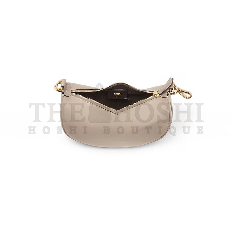 F**di F**diGRAPHY MINI DOVE GREY LEATHER MINI-BAG 8BS081A5DYF1JCT (20*13*7.5cm) Master Quality