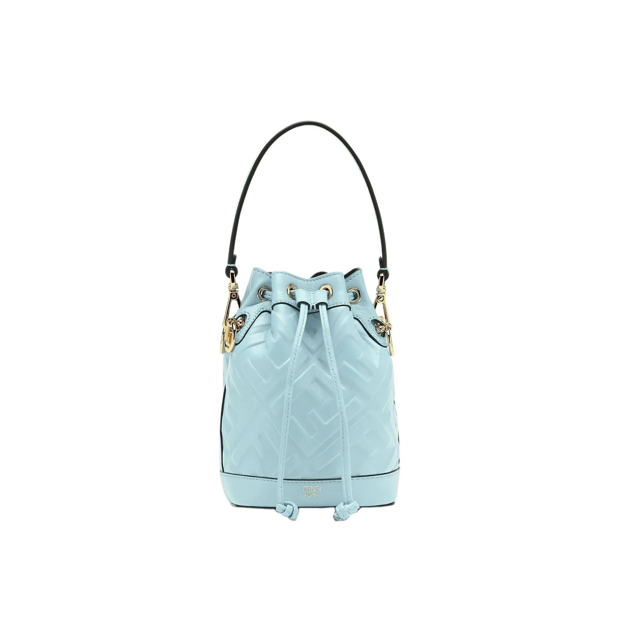 F**di MON TRESOR LEATHER LIGHT BLUE 8BS093ANWTF1PQ9 (18*14*12cm) Master Quality