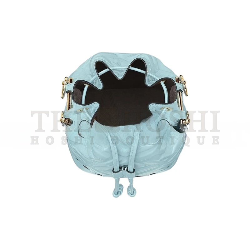 F**di MON TRESOR LEATHER LIGHT BLUE 8BS093ANWTF1PQ9 (18*14*12cm) Master Quality