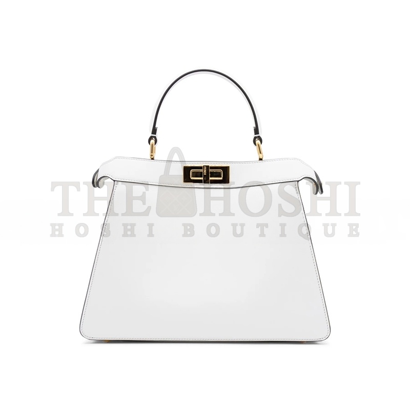 F**di PEEKABOO I SEE U LEATHER TOP HANDLE BAG 8BN321AMCXF0K7E (33.5*25.5*13cm) Master Quality
