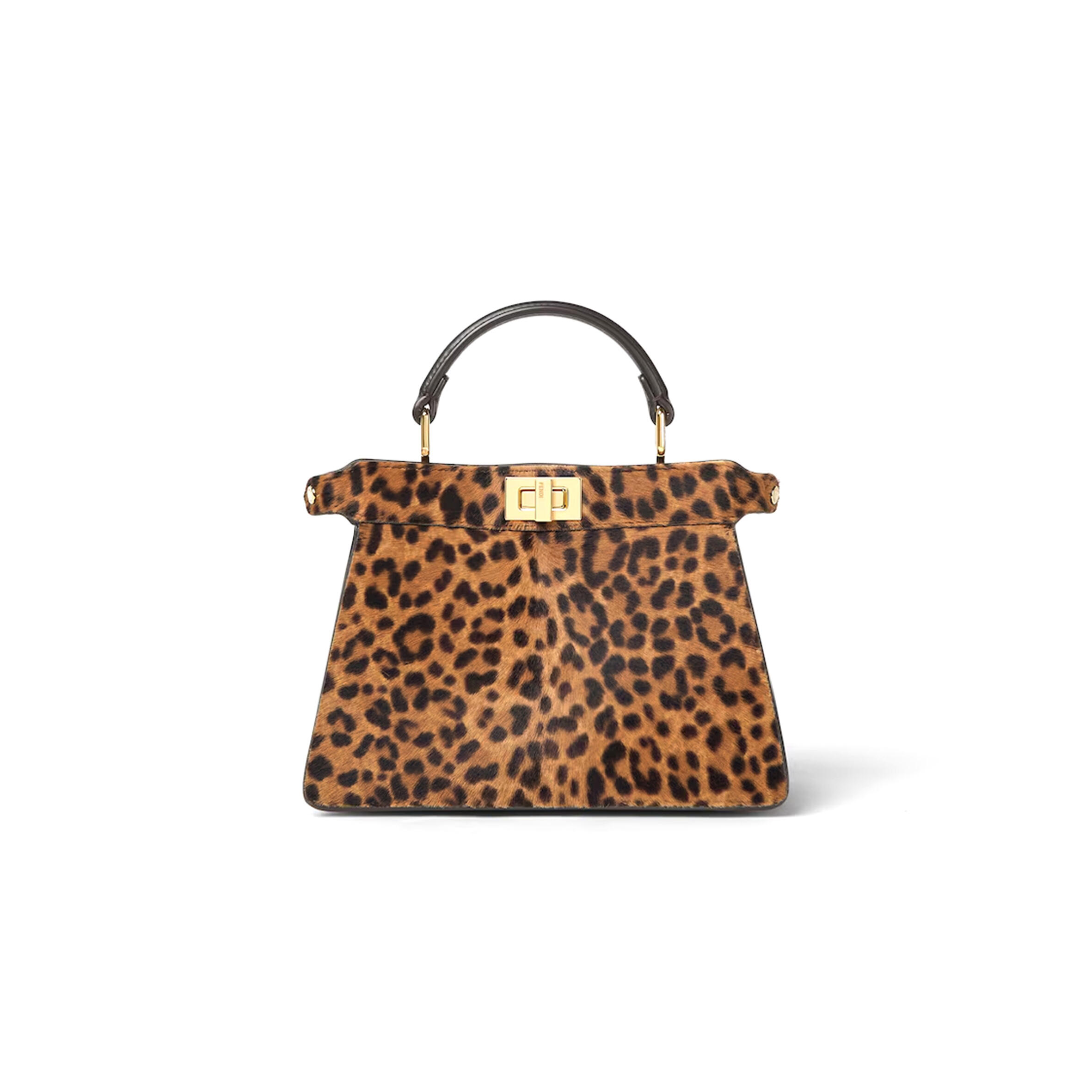 F**di PEEKABOO ISEEU PETITE PRINTED CAVALLINO CALFSKIN BAG 8BN335AYD4F0A6E (20*15.5*11cm) Master Quality