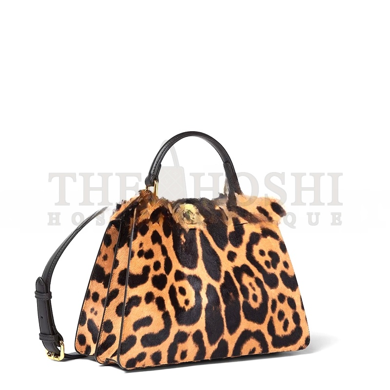 F**di PEEKABOO ISEEU SMALL PRINTED CAVALLINO CALFSKIN BAG 8BN327AVQ5F0A6E (27*21*11cm) Master Quality