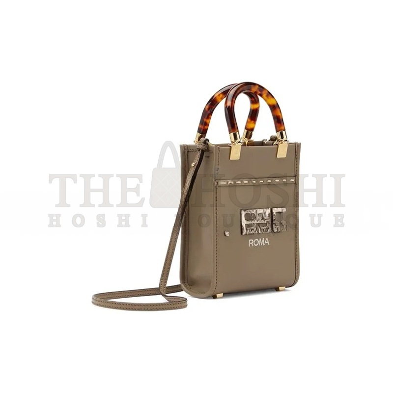 F**di MINI SUNSHINE SHOPPER TOTE BAG 8BS051AHN5F1FEN (18*13*6cm) Master Quality