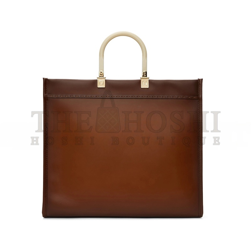 F**di BROWN LARGE SUNSHINE TOTE (40.5*35*21.5cm) Master Quality