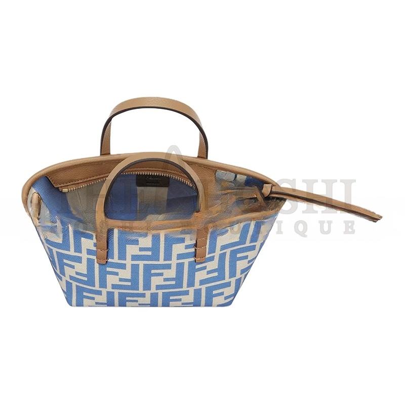 F**di ROLL FF JACQUARD MINI TOTE BAG 8BS09ANWTF1NPY (18*14*12cm) Master Quality