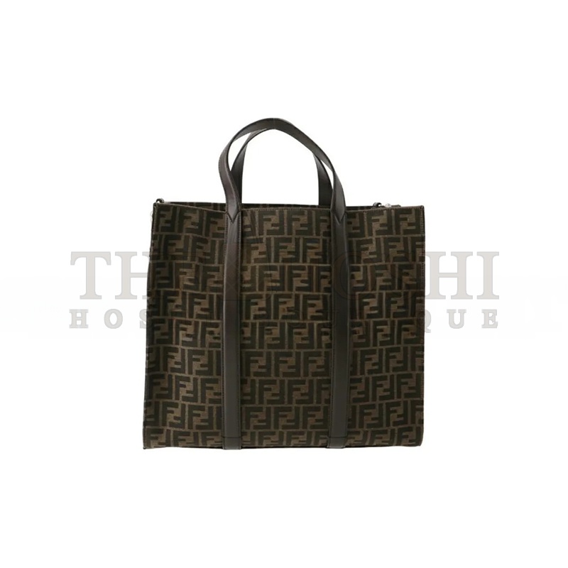 F**di FF JACQUARD SHOPPER FABRIC MULTICOLOR 7VA390AG0MF19KW (42*35*19cm) Master Quality