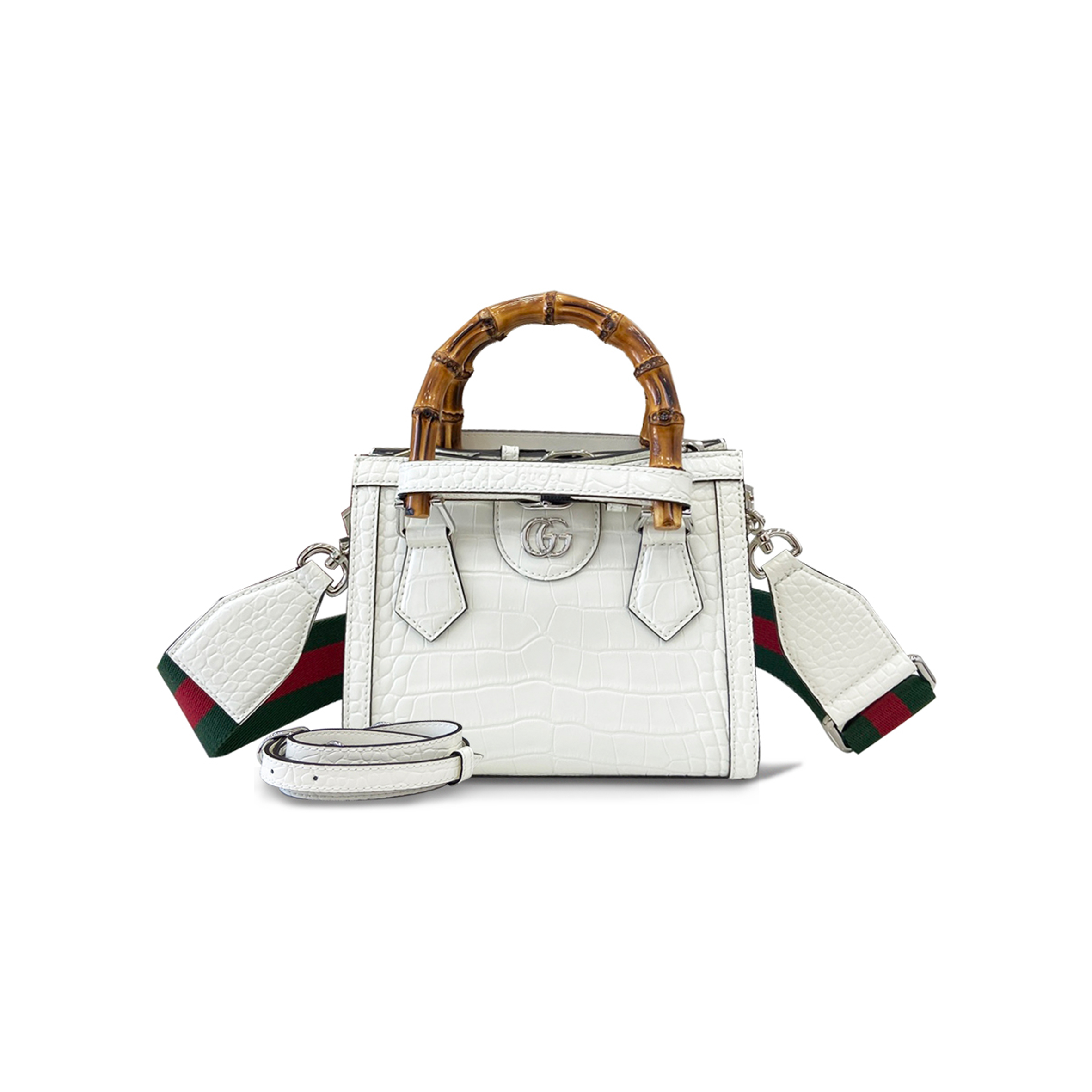 Gvc*1 DIANA MINI CROCODILE TOTE BAG 702732 (20*16*10cm) Master Quality