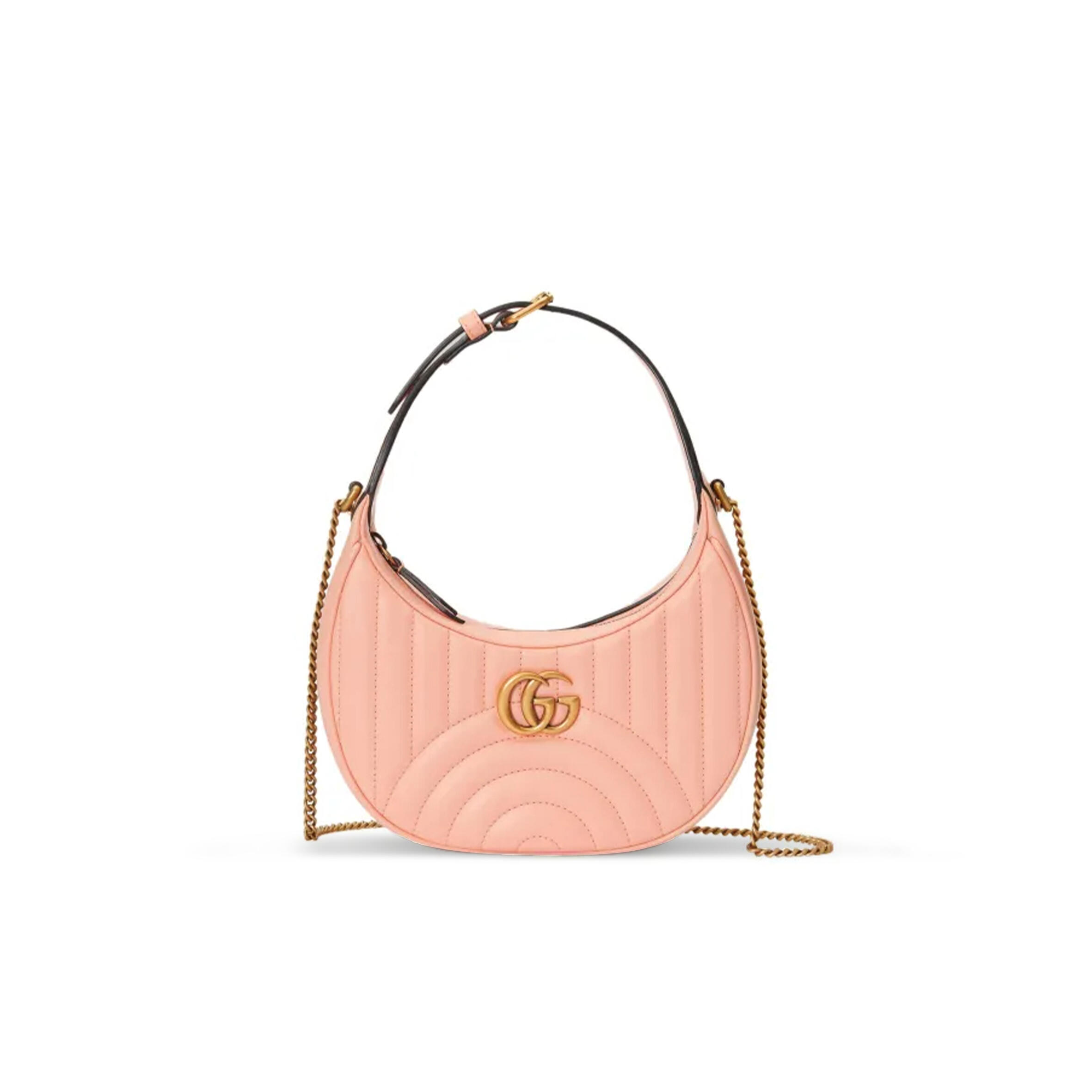 Gvc*1 GG MARMONT HALF-MOON-SHAPED MINI BAG 699514 (21.5*11*5cm) Master Quality