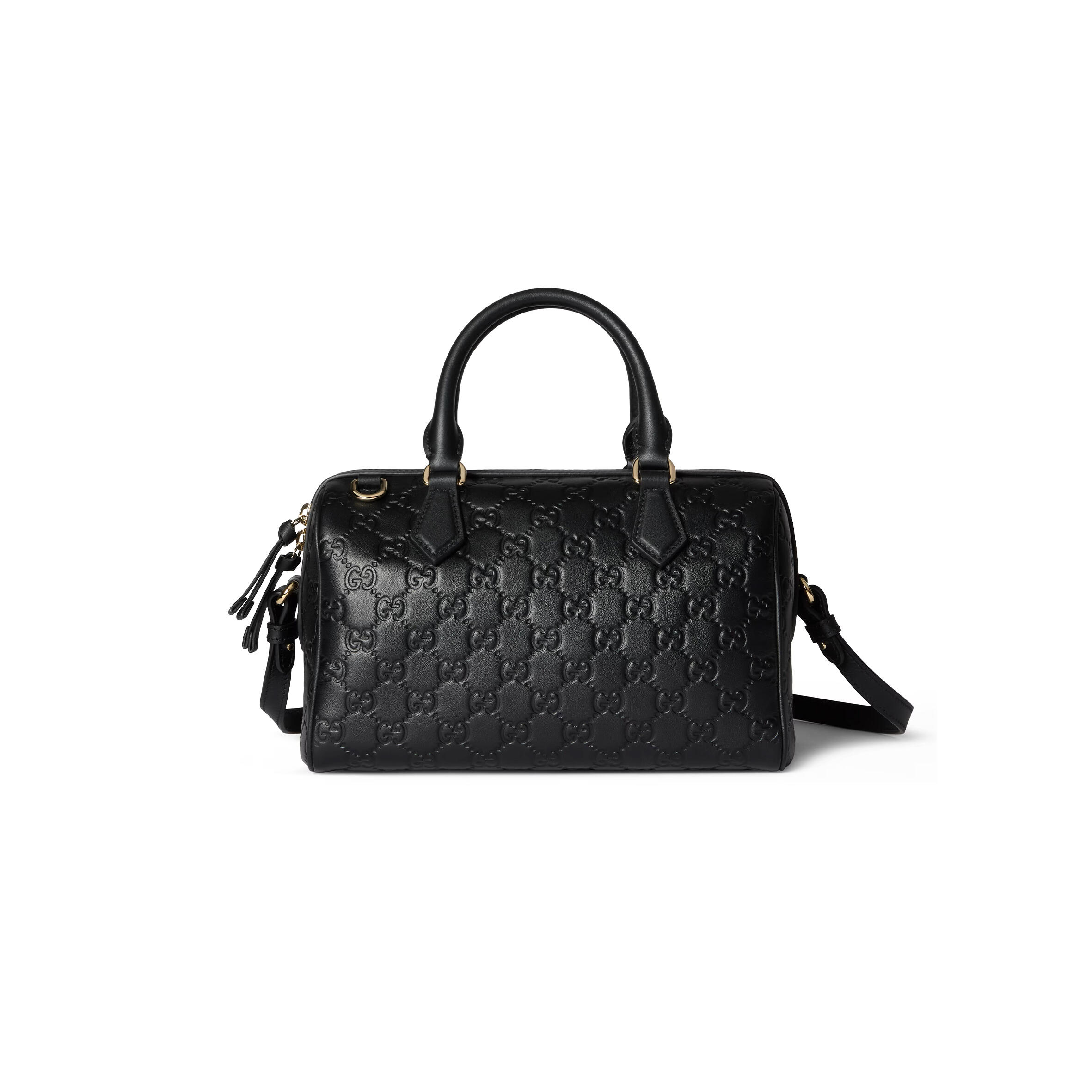 Gvc*1 GG EMBLEM MEDIUM BOSTON BAG 848886 (25*16*14cm) Master Quality