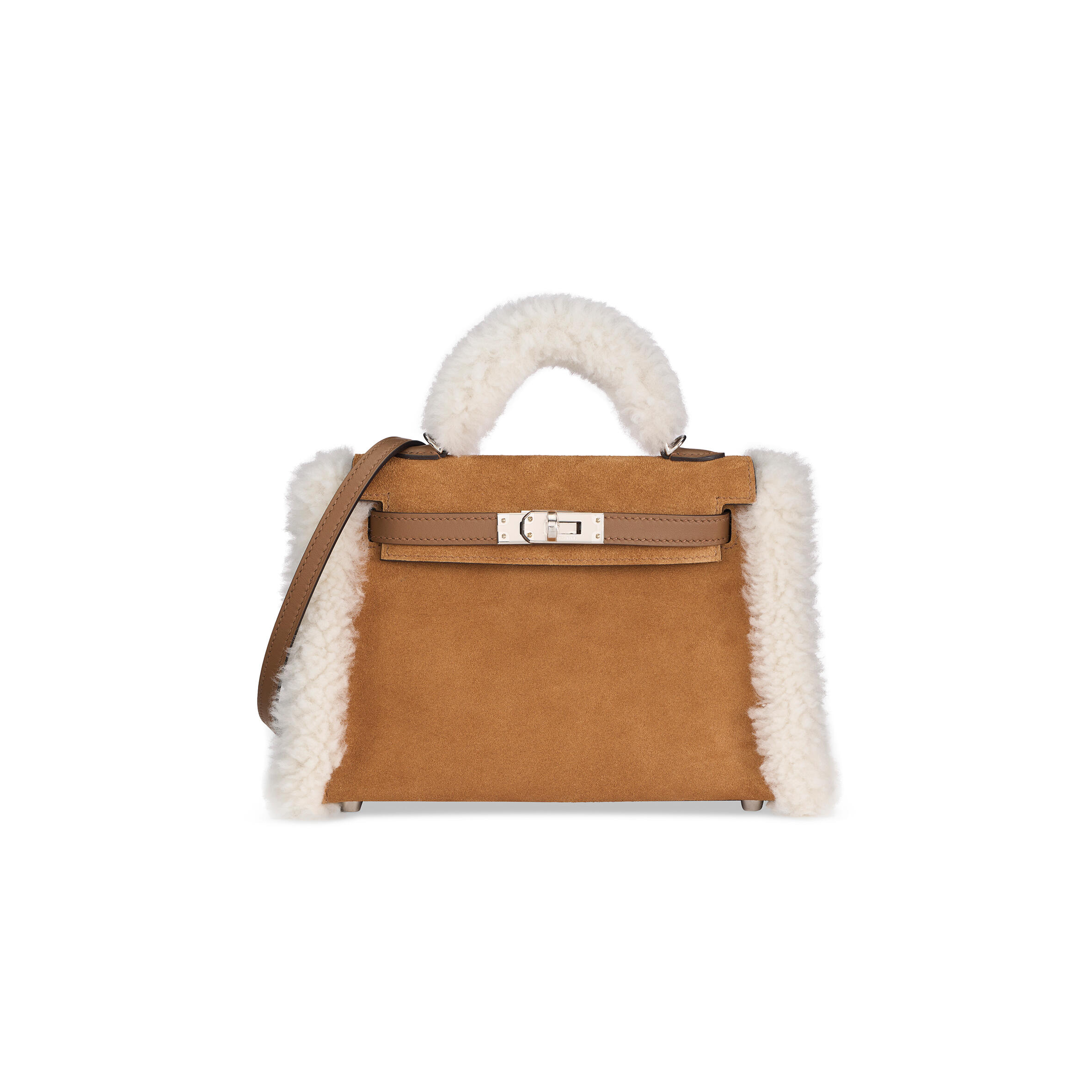 H**me5 TEDDY KELLY 20 CHAMOIS SHEARLING AND SWIFT PALLADIUM (20*15*8cm) Master Quality