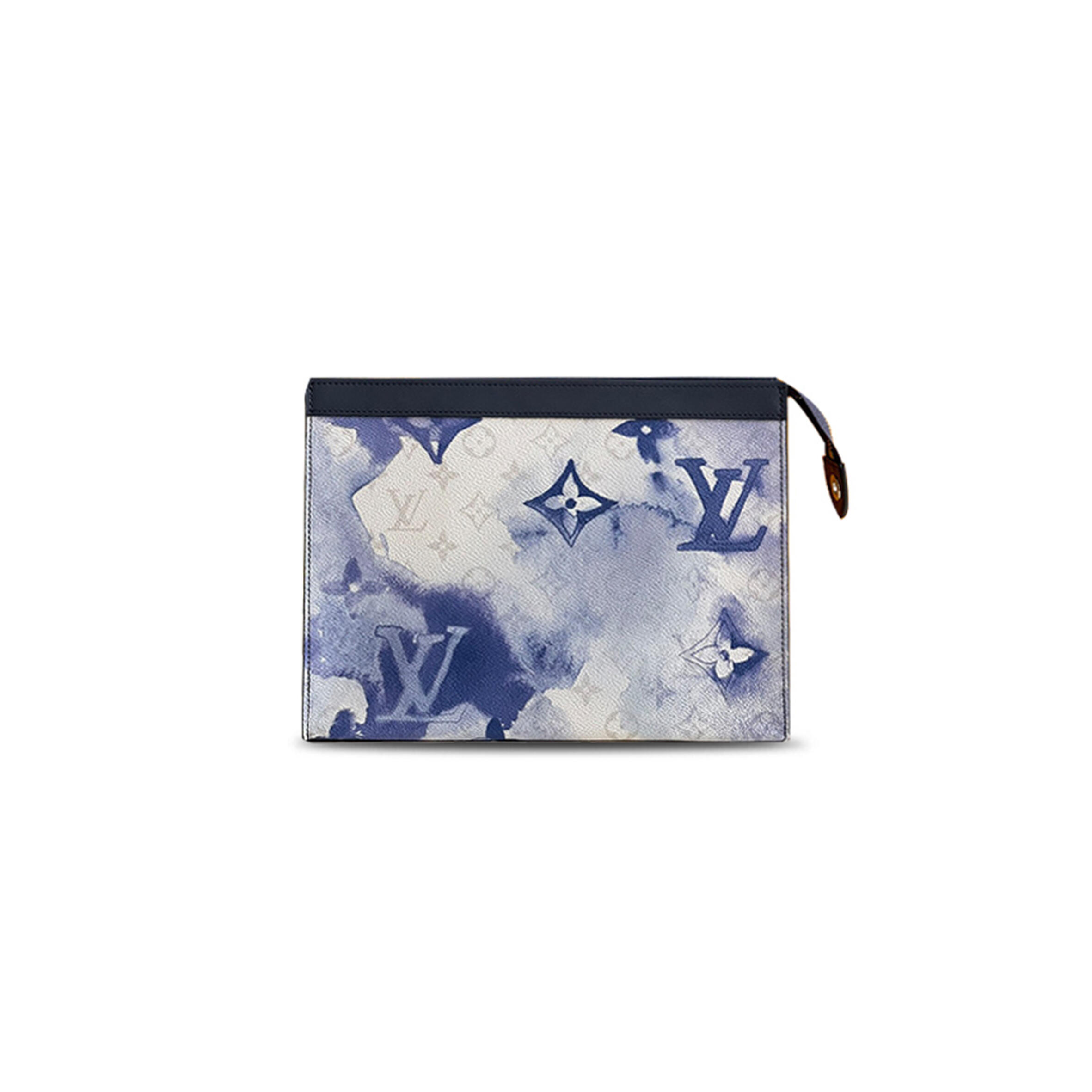 L0vis Vvtt0n MONOGRAM WATERCOLOR POCHETTE VOYAGE MM M80460 (26*20*5cm) Master Quality