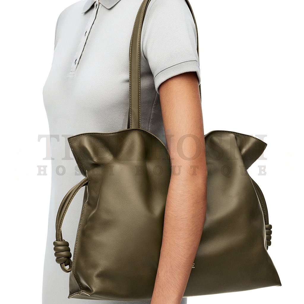 L0ew* LARGE FLAMENCO CLUTCH IN NAPPA CALFSKIN 0011091428 (38*29*14cm) Master Quality