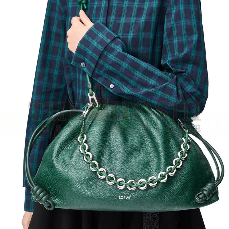 L0ew* LARGE FLAMENCO PURSE IN DEERSKIN A411FPDX24-511 (41*26*9cm) Master Quality